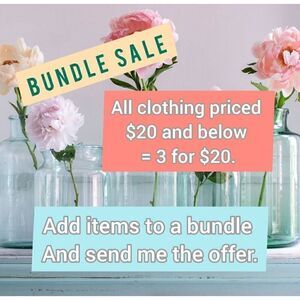 3 for $20 clothing bundle